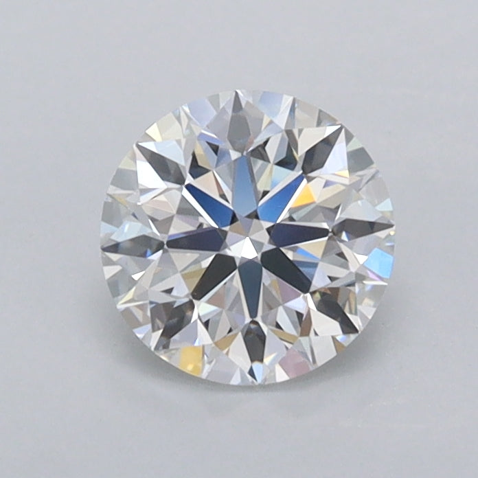 0.77 Carat Round Shaped, Excellent Cut, D Color, VVS2 Clarity, IGI Certified Lab Grown Diamond