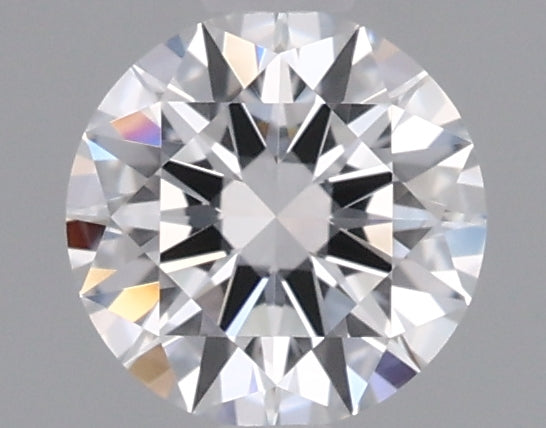0.57 Carat Round Shaped, Excellent Cut, D Color, VVS2 Clarity, IGI Certified Lab Grown Diamond