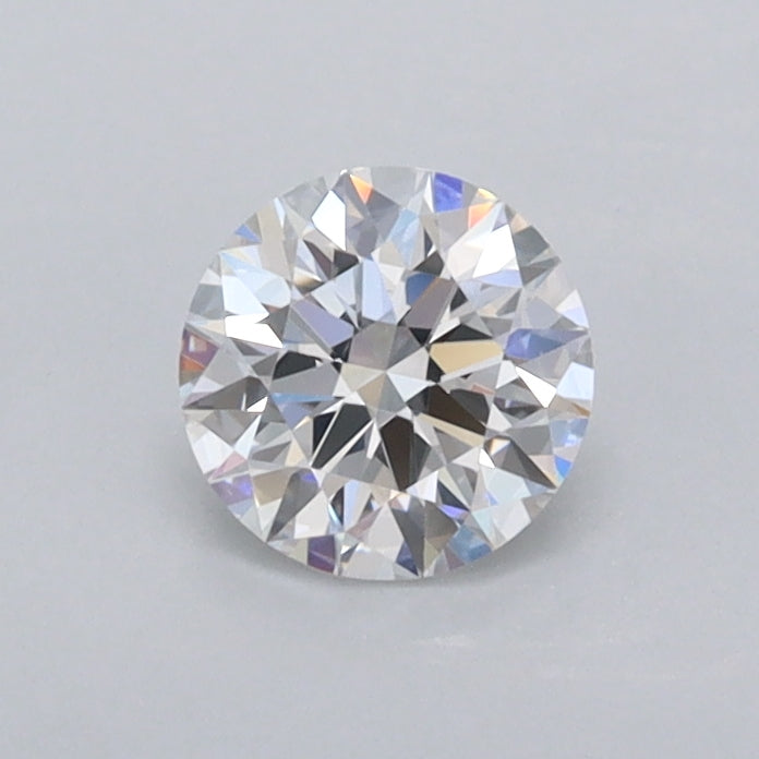 0.53 Carat Round Shaped, Ideal Cut, D Color, VVS2 Clarity, IGI Certified Lab Grown Diamond