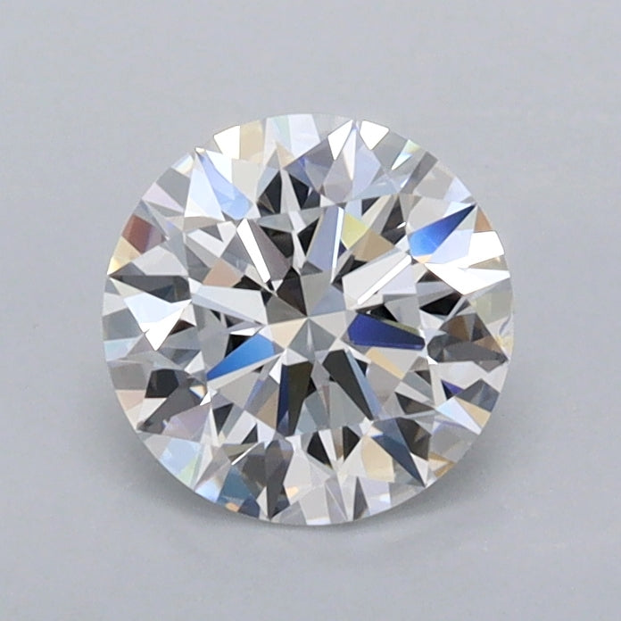 0.90 Carat Round Shaped, Ideal Cut, D Color, VVS2 Clarity, IGI Certified Lab Grown Diamond