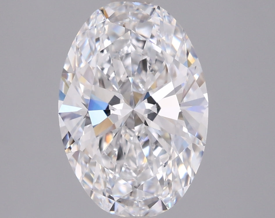 2.12 Carat Oval Shaped, Ideal Cut, D Color, VVS1 Clarity, IGI Certified Lab Grown Diamond