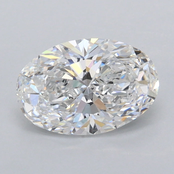 0.86 Carat Oval Shaped, Ideal Cut, D Color, VVS1 Clarity, IGI Certified Lab Grown Diamond