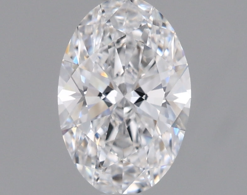 0.91 Carat Oval Shaped, Ideal Cut, D Color, VVS1 Clarity, IGI Certified Lab Grown Diamond