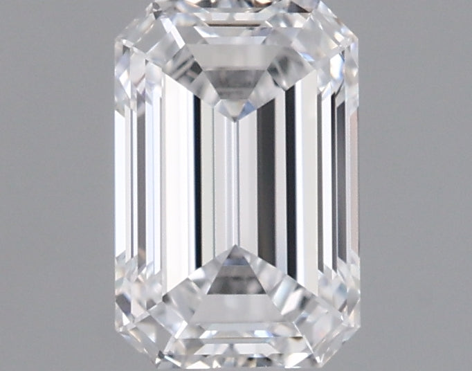 0.95 Carat Emerald Shaped, Ideal Cut, D Color, VVS1 Clarity, IGI Certified Lab Grown Diamond