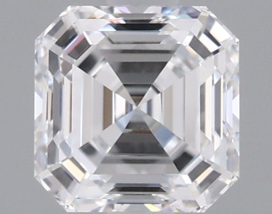 1.03 Carat Asscher Shaped, Ideal Cut, D Color, VVS2 Clarity, IGI Certified Lab Grown Diamond