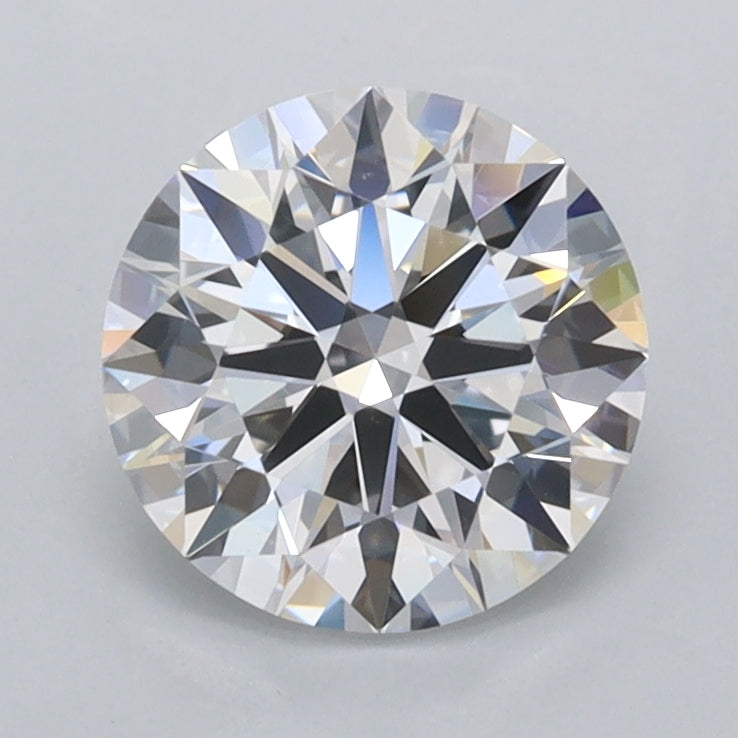 1.52 Carat Round Shaped, Ideal Cut, D Color, VVS1 Clarity, IGI Certified Lab Grown Diamond