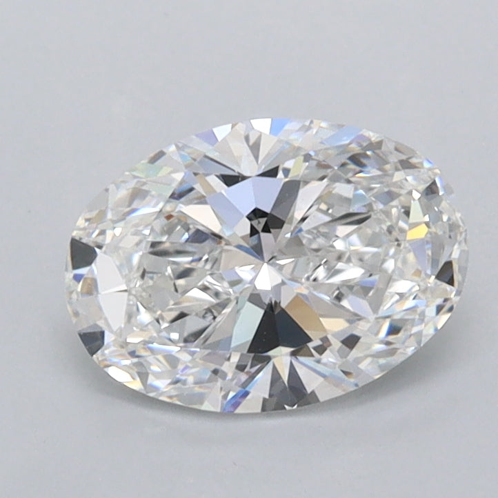 1.00 Carat Oval Shaped, Ideal Cut, E Color, VVS1 Clarity, IGI Certified Lab Grown Diamond