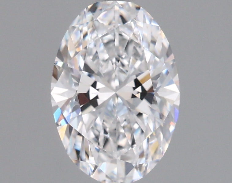 1.06 Carat Oval Shaped, Ideal Cut, D Color, VVS2 Clarity, IGI Certified Lab Grown Diamond