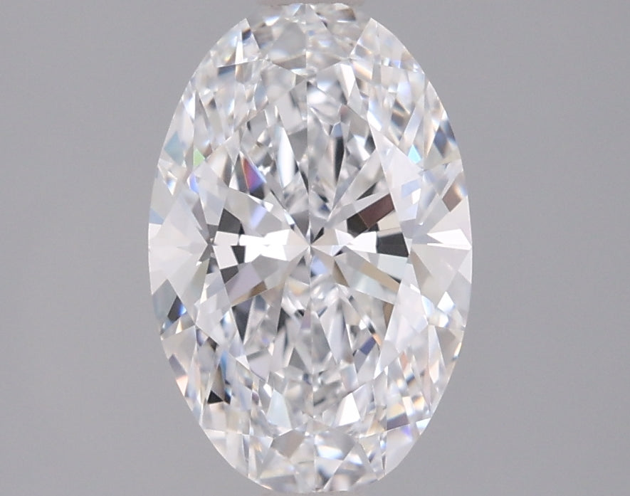 1.52 Carat Oval Shaped, Ideal Cut, D Color, VVS1 Clarity, IGI Certified Lab Grown Diamond