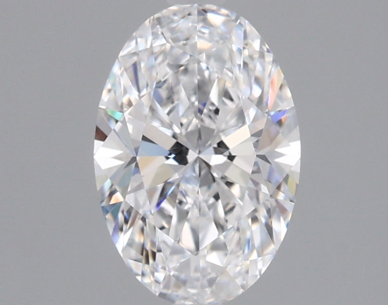 1.06 Carat Oval Shaped, Ideal Cut, D Color, VVS2 Clarity, IGI Certified Lab Grown Diamond