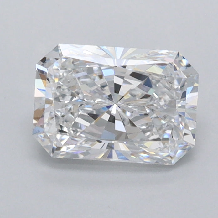 1.01 Carat Radiant Shaped, Excellent Cut, D Color, IF Clarity, IGI Certified Lab Grown Diamond