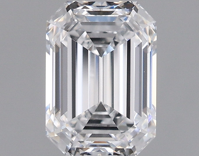 1.27 Carat Emerald Shaped, Ideal Cut, D Color, VVS1 Clarity, IGI Certified Lab Grown Diamond