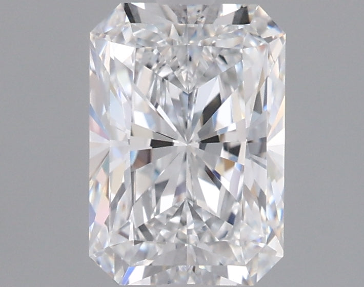 1.28 Carat Radiant Shaped, Excellent Cut, E Color, VVS2 Clarity, IGI Certified Lab Grown Diamond