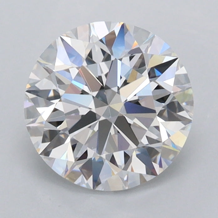 1.54 Carat Round Shaped, Excellent Cut, D Color, VVS2 Clarity, IGI Certified Lab Grown Diamond