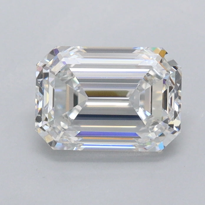 1.07 Carat Emerald Shaped, Ideal Cut, E Color, VVS1 Clarity, IGI Certified Lab Grown Diamond