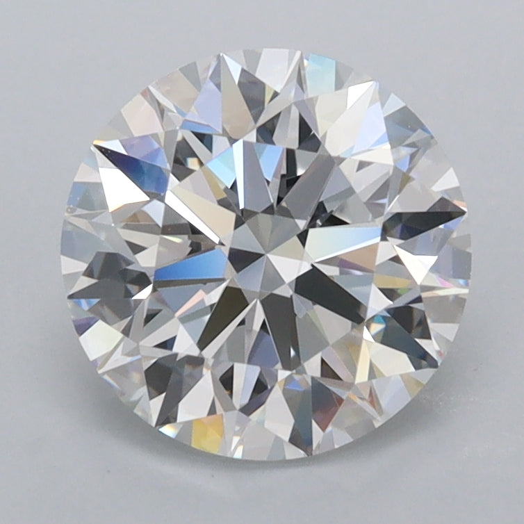 1.98 Carat Round Shaped, Ideal Cut, D Color, VVS1 Clarity, IGI Certified Lab Grown Diamond