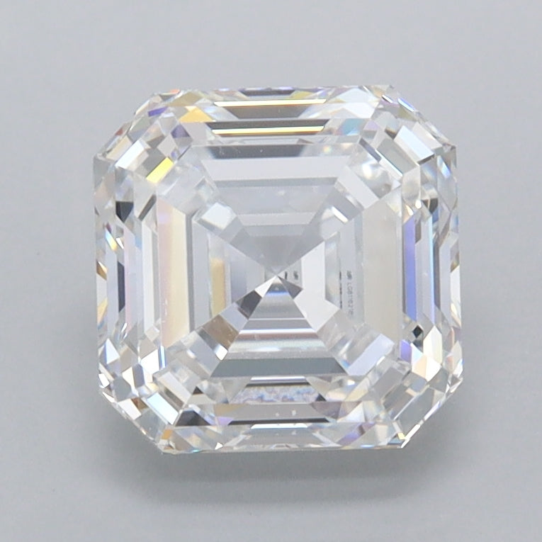2.00 Carat Asscher Shaped, Ideal Cut, D Color, IF Clarity, IGI Certified Lab Grown Diamond