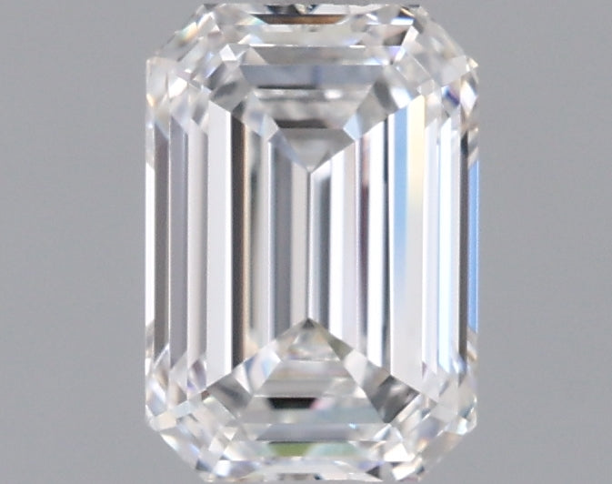 1.17 Carat Emerald Shaped, Ideal Cut, D Color, VVS2 Clarity, IGI Certified Lab Grown Diamond