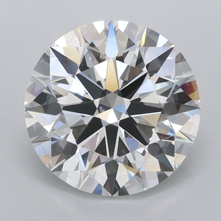 1.97 Carat Round Shaped, Ideal Cut, E Color, FL Clarity, IGI Certified Lab Grown Diamond