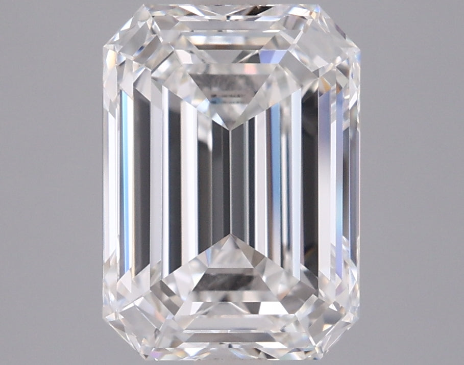 3.06 Carat Emerald Shaped, Ideal Cut, E Color, VVS1 Clarity, IGI Certified Lab Grown Diamond