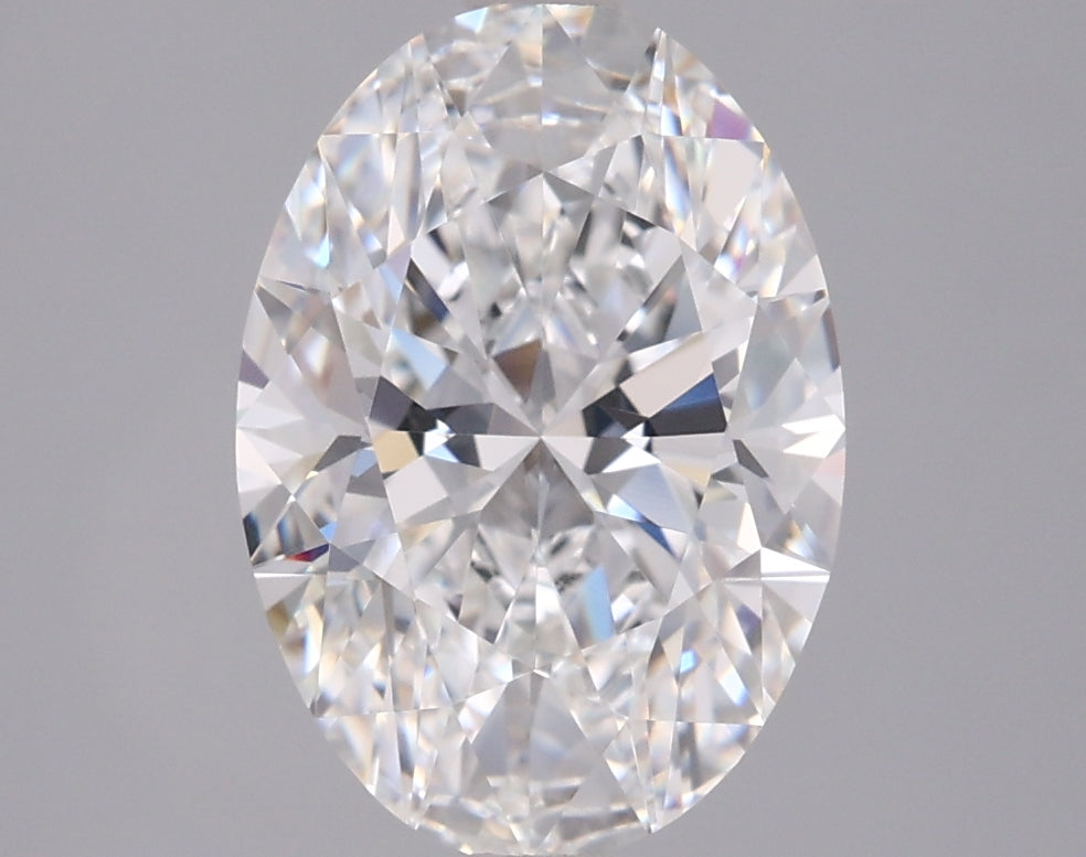 2.45 Carat Oval Shaped, Ideal Cut, E Color, VVS1 Clarity, IGI Certified Lab Grown Diamond