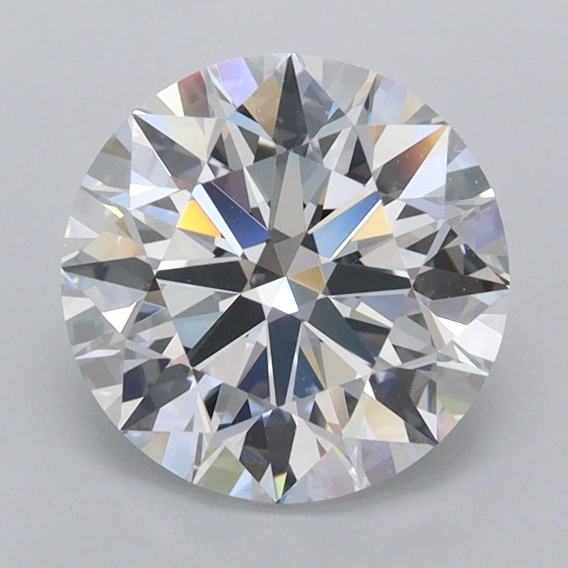 2.37 Carat Round Shaped, Ideal Cut, D Color, FL Clarity, IGI Certified Lab Grown Diamond