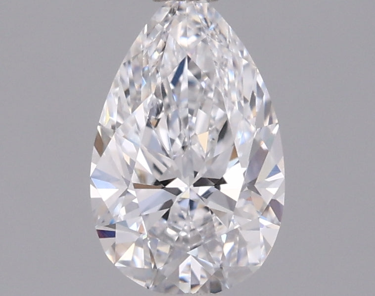 0.97 Carat Pear Shaped, Ideal Cut, D Color, VVS1 Clarity, IGI Certified Lab Grown Diamond
