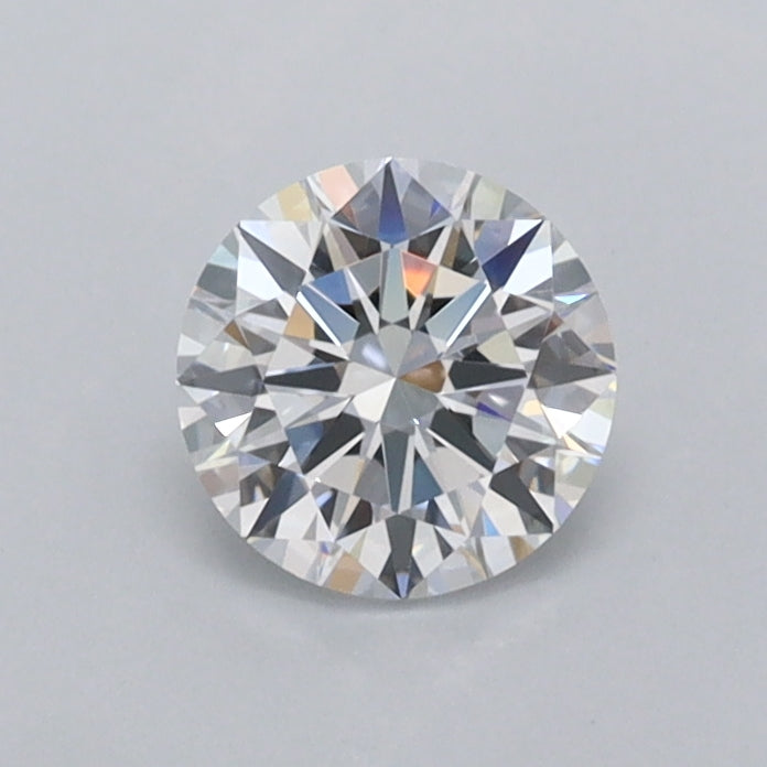 0.60 Carat Round Shaped, Ideal Cut, D Color, FL Clarity, IGI Certified Lab Grown Diamond
