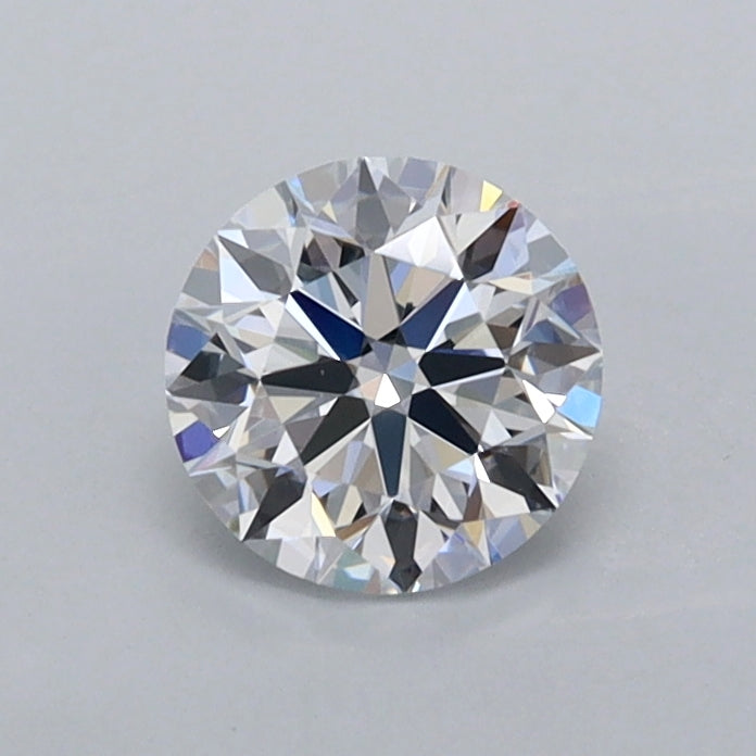 0.63 Carat Round Shaped, Ideal Cut, E Color, VVS2 Clarity, IGI Certified Lab Grown Diamond