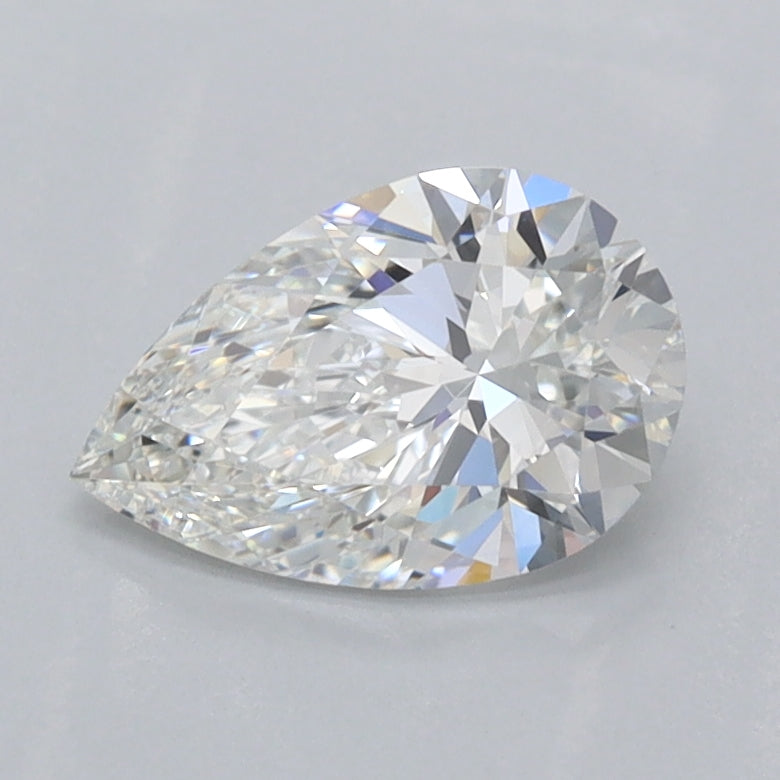 1.01 Carat Pear Shaped, Excellent Cut, E Color, IF Clarity, IGI Certified Lab Grown Diamond