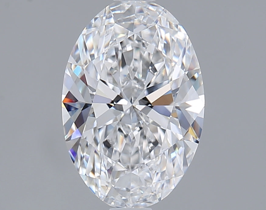 1.45 Carat Oval Shaped, Ideal Cut, D Color, VVS1 Clarity, IGI Certified Lab Grown Diamond