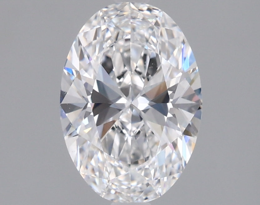 1.29 Carat Oval Shaped, Ideal Cut, D Color, VVS2 Clarity, IGI Certified Lab Grown Diamond
