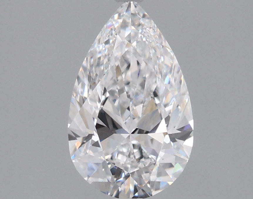 1.23 Carat Pear Shaped, Ideal Cut, D Color, VVS2 Clarity, IGI Certified Lab Grown Diamond