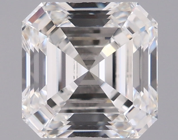 1.88 Carat Asscher Shaped, Ideal Cut, F Color, VVS1 Clarity, IGI Certified Lab Grown Diamond