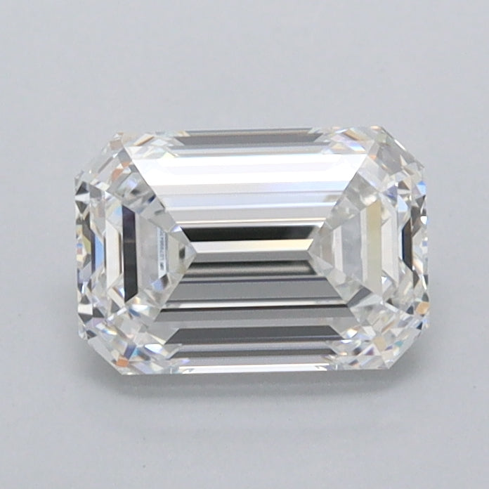 1.01 Carat Emerald Shaped, Ideal Cut, E Color, FL Clarity, IGI Certified Lab Grown Diamond