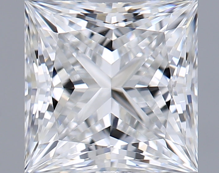 1.04 Carat Princess Shaped, Ideal Cut, E Color, VVS1 Clarity, IGI Certified Lab Grown Diamond