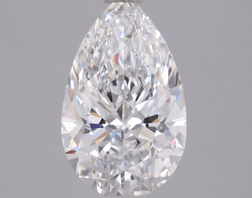 1.38 Carat Pear Shaped, Ideal Cut, D Color, VVS1 Clarity, IGI Certified Lab Grown Diamond