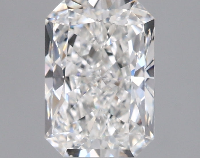1.58 Carat Radiant Shaped, Ideal Cut, E Color, VVS1 Clarity, IGI Certified Lab Grown Diamond