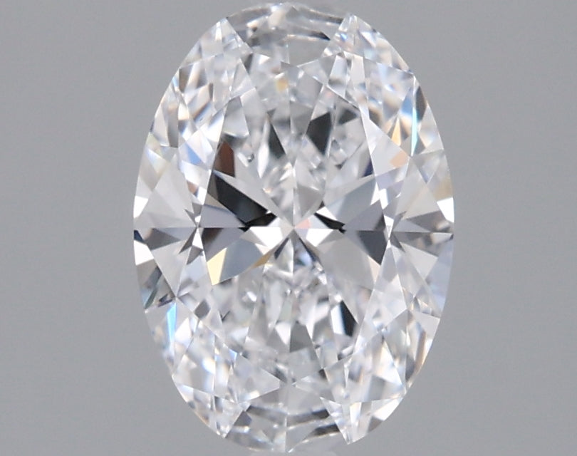 1.29 Carat Oval Shaped, Ideal Cut, D Color, VVS2 Clarity, IGI Certified Lab Grown Diamond