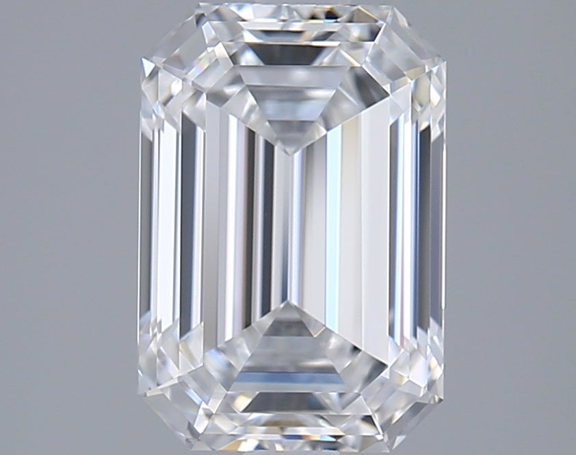 2.01 Carat Emerald Shaped, Ideal Cut, D Color, VVS1 Clarity, IGI Certified Lab Grown Diamond