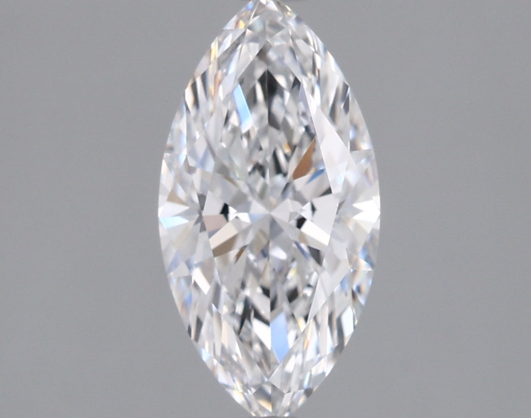 1.12 Carat Marquise Shaped, Ideal Cut, D Color, VVS1 Clarity, IGI Certified Lab Grown Diamond