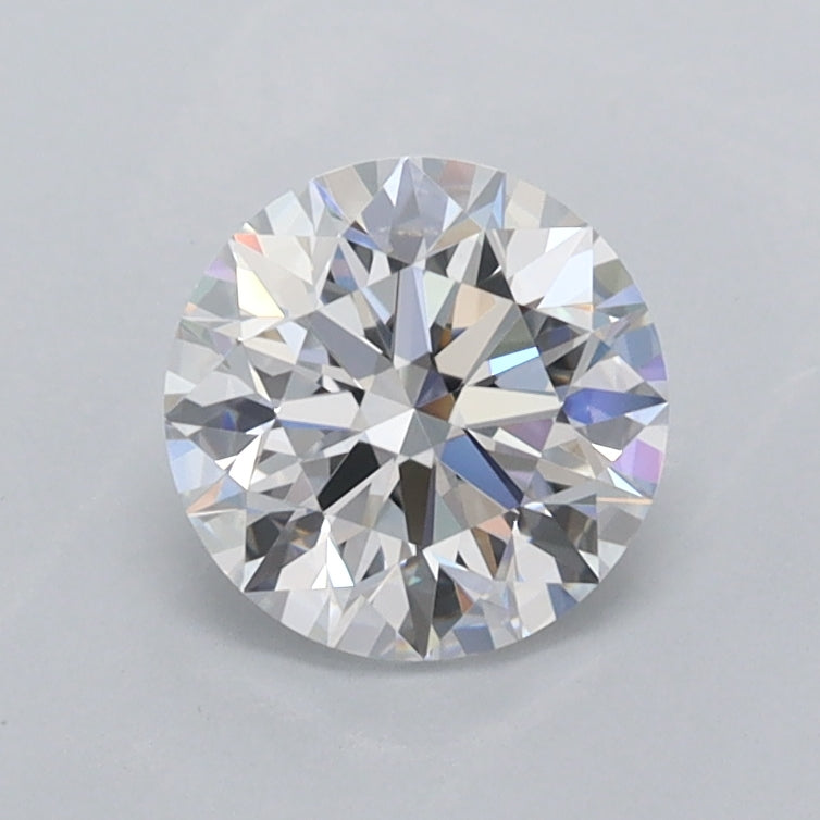 0.97 Carat Round Shaped, Excellent Cut, D Color, VVS2 Clarity, IGI Certified Lab Grown Diamond