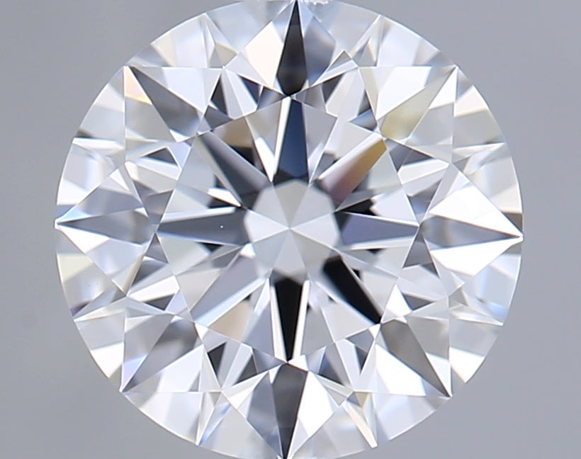 1.48 Carat Round Shaped, Ideal Cut, D Color, VVS2 Clarity, IGI Certified Lab Grown Diamond