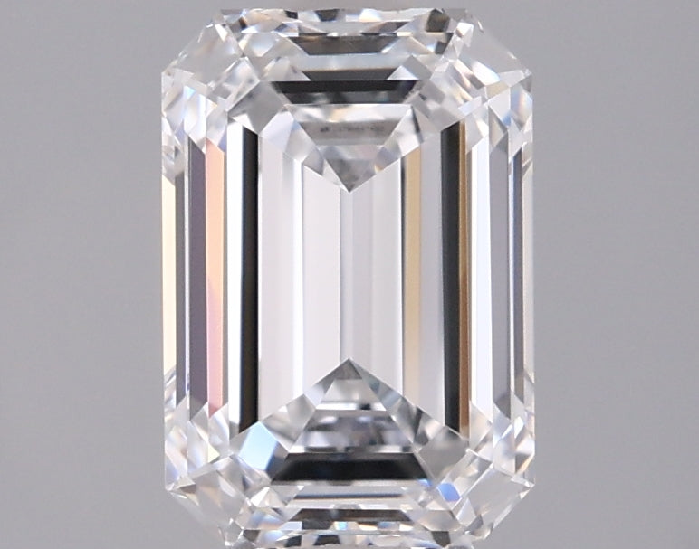 2.02 Carat Emerald Shaped, Ideal Cut, D Color, VVS1 Clarity, IGI Certified Lab Grown Diamond