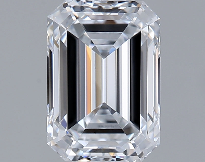 1.50 Carat Emerald Shaped, Ideal Cut, D Color, VVS1 Clarity, IGI Certified Lab Grown Diamond