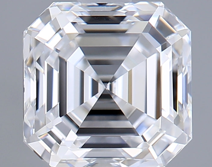 1.05 Carat Asscher Shaped, Excellent Cut, D Color, VVS1 Clarity, IGI Certified Lab Grown Diamond