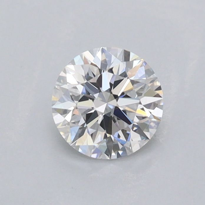 0.54 Carat Round Shaped, Excellent Cut, D Color, VVS2 Clarity, IGI Certified Lab Grown Diamond