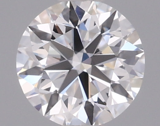0.57 Carat Round Shaped, Excellent Cut, D Color, VVS2 Clarity, IGI Certified Lab Grown Diamond
