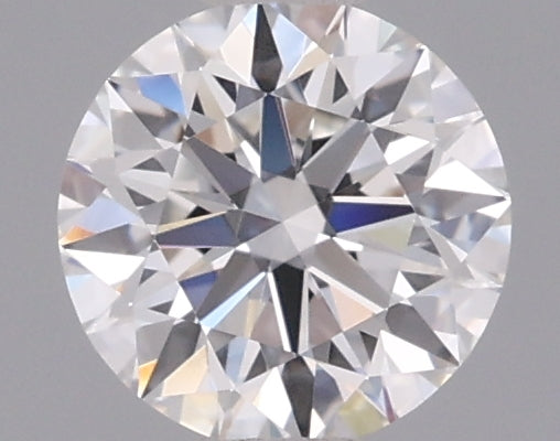0.53 Carat Round Shaped, Ideal Cut, E Color, VVS2 Clarity, IGI Certified Lab Grown Diamond
