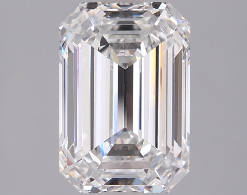 2.06 Carat Emerald Shaped, Ideal Cut, D Color, VVS1 Clarity, IGI Certified Lab Grown Diamond